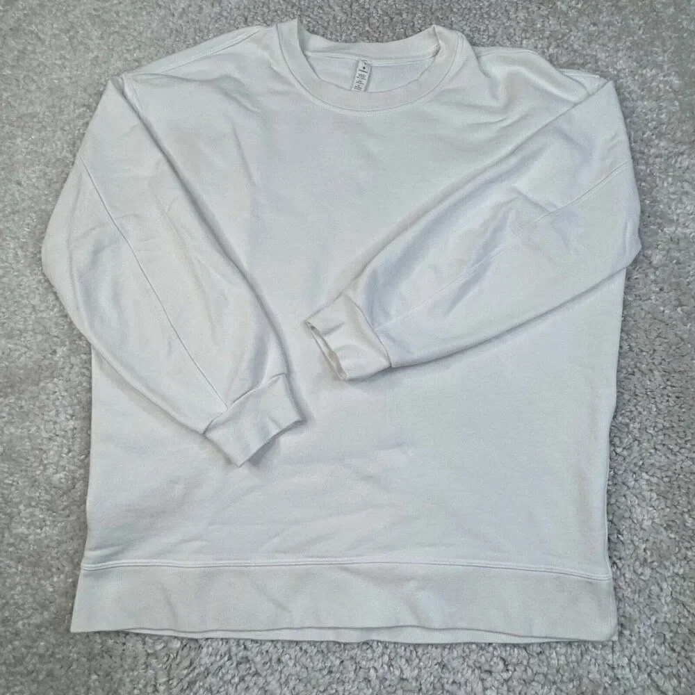 Lululemon Perfectly Oversized Crew Sweatshirt White
